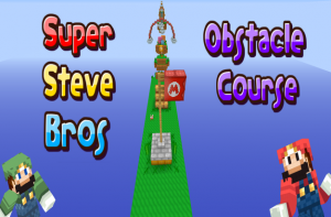 Tải về Super Steve Bros Obstacle Course cho Minecraft 1.9